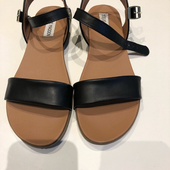 Steve Madden sandals- black size 6.5 - Picture 3 of 4